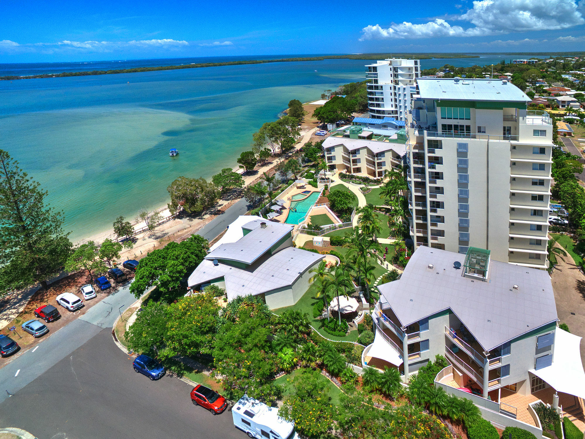Moorings Beach Resort Caloundra Exteriör bild
